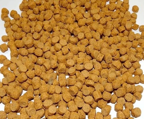 Koifutter Fischfutter Teichfutter schwimmend Verschiedene Sorten 5 Kg Beutel (Koi 6mm 5Kg gelb) von SAHAWA