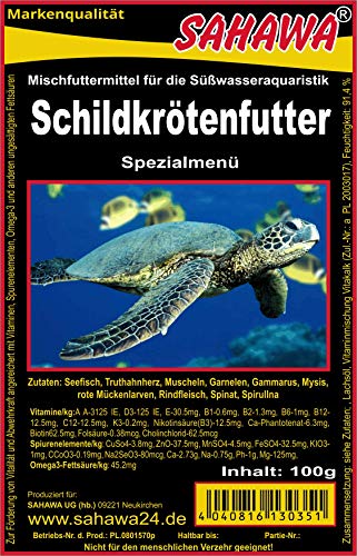 SAHAWA® Wasserschildkröten Frostfutterpaket 10x Schildkröten- Mix von SAHAWA