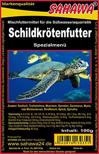 Sahawa® Wasserschildkröten Frostfutterpaket 10x Schildkröten- Mix von Sahawa