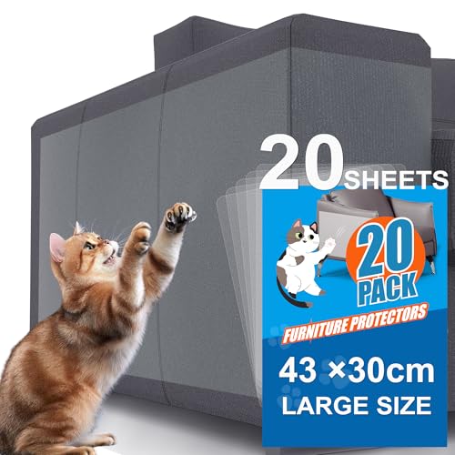 Kratzschutz Sofa Katze Kratzfolie Selbstklebend : Katzen Anti Kratz Folie für Sofaschutz, Schutz Katzenschutz, Antikratzfolie Katzen für Möbel, Katzenkratzschutz für Sofa, Couch Und Tür (XXL) von SAICOOS