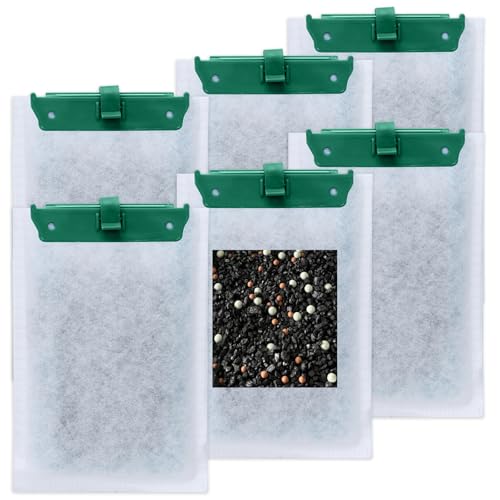 SAIERTE 6er-Pack große Ersatz-Filterkartuschen kompatibel mit Whisper Bio-Bag für Whisper 20i/40i, IQ20/30/45/60, PF20/30/40/60 Powerfilter – sorgt für sauberes und klares Aquariumwasser SAIERTE 6er-Pack große Ersatz-Filterkartuschen kompatibel mit Whisper Bio-Bag für Whisper 20i/40i, IQ20/30/45/60, PF20/30/40/60 Powerfilter – sorgt für sauberes und klares Aquariumwasser von SAIERTE