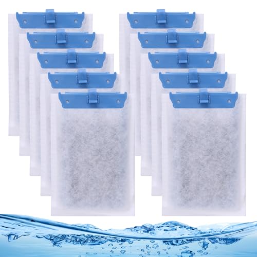 SAIERTE Große Aquarium-Filterkartuschen für Tetra Whisper, kompatibel mit Bio-Bag-Filtern 20i, 40i, IQ20, PF20, PF30, PF40, PF60 und ReptoFilter, 10 Stück von SAIERTE