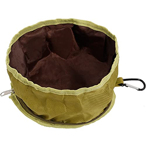 SAKEIOU Hundenapf für Reisen, wasserdicht, zusammenklappbar, Nylonnapf für Outdoor, Wandern, Füttern, Futterspender für alle Rassen, Haustiernapf, Grün SAKEIOU Hundenapf für Reisen, wasserdicht, zusammenklappbar, Nylonnapf für Outdoor, Wandern, Füttern, Futterspender für alle Rassen, Haustiernapf, Grün von SAKEIOU