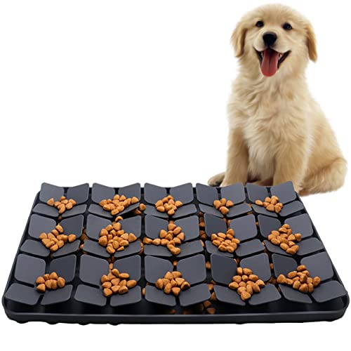 Schnüffelmatte aus Silikon für Hunde,Schnüffelmatte für Hunde fördert langsames Füttern, geistige Stimulation und Geruchstrainingsinstincts, rutschfeste Unterseite, Schnüffelmatte für Hunde (Medium) Schnüffelmatte aus Silikon für Hunde,Schnüffelmatte für Hunde fördert langsames Füttern, geistige Stimulation und Geruchstrainingsinstincts, rutschfeste Unterseite, Schnüffelmatte für Hunde (Medium) von SAKHICRAFT