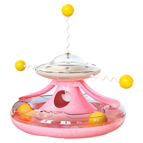 Katzenspielzeug, Katzenspielzeug drinnen for Katzen, interaktives Katzenspielzeug, Kätzchenspielzeug for drinnen Katzen, multifunktionales Katzenspielzeug mit Trackball und Feder, Katzenzubehör geeign Katzenspielzeug, Katzenspielzeug drinnen for Katzen, interaktives Katzenspielzeug, Kätzchenspielzeug for drinnen Katzen, multifunktionales Katzenspielzeug mit Trackball und Feder, Katzenzubehör geeign von SAKURRDD