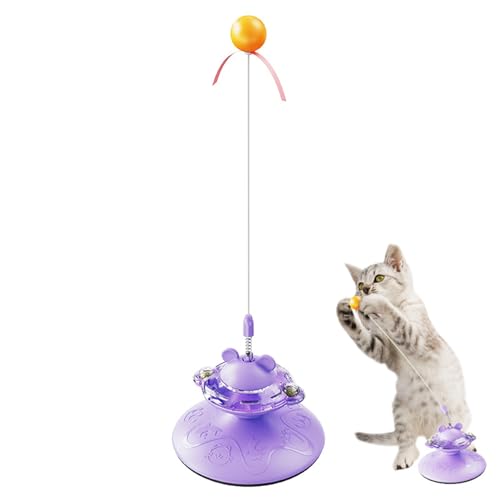 SAKURRDD Interaktives Katzenspielzeug, drehbar und Ballübung, Kätzchenspielzeug, lustiges Katzenspielzeug/439 SAKURRDD Interaktives Katzenspielzeug, drehbar und Ballübung, Kätzchenspielzeug, lustiges Katzenspielzeug/439 von SAKURRDD