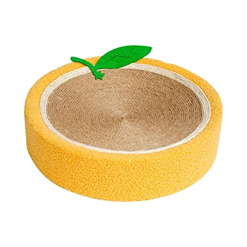 Sisal-Kratzbrett-Spielzeug, rund, 39,4 x 9,9 cm, for Kätzchen oder Erwachsene Katzen im Haus, stabiles, gebogenes Design, Katzenkratzmatte, Bettkratzbrett, Sisal/1823 Sisal-Kratzbrett-Spielzeug, rund, 39,4 x 9,9 cm, for Kätzchen oder Erwachsene Katzen im Haus, stabiles, gebogenes Design, Katzenkratzmatte, Bettkratzbrett, Sisal/1823 von SAKURRDD
