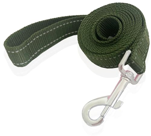 SALO Hundeleine, 2,4 m, 3,6 m, 4,6 m lang, reflektierend, für kleine und mittelgroße Hunde SALO Hundeleine, 2,4 m, 3,6 m, 4,6 m lang, reflektierend, für kleine und mittelgroße Hunde von SALO