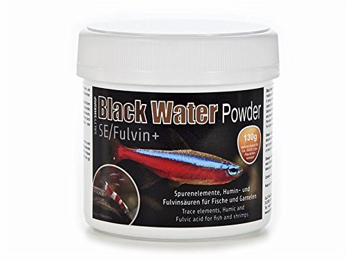 SALTYSHRIMP Black Water Powder SE/Fulvin+ | 130g – Mineralsalz. Mischung aus Humin- und Fulvinsäuren – schützt Immunsystem von Tieren & Wasserqualität von SALTYSHRIMP