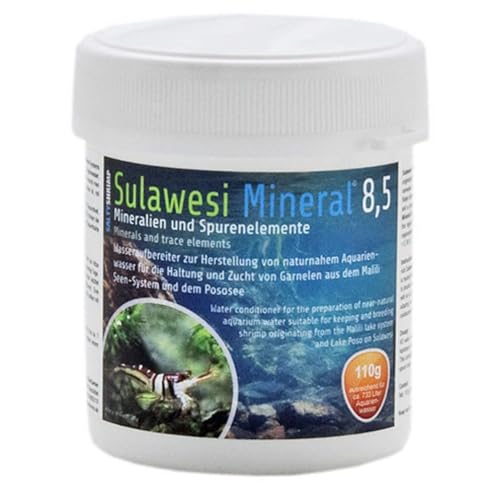 SaltyShrimp Sulawesi Mineral 8,5 | 110g – Sulawesisalz zur Aushärtung von Osmosewasser, Regenwasser etc.. Reduzierung der Keimbelastung durch hohen pH-Wert von 8,5 SaltyShrimp Sulawesi Mineral 8,5 | 110g – Sulawesisalz zur Aushärtung von Osmosewasser, Regenwasser etc.. Reduzierung der Keimbelastung durch hohen pH-Wert von 8,5 von SALTYSHRIMP