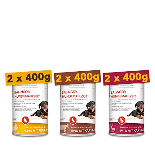 SALiNGO Hundefutter Probierpaket Nassfutter von SALiNGO