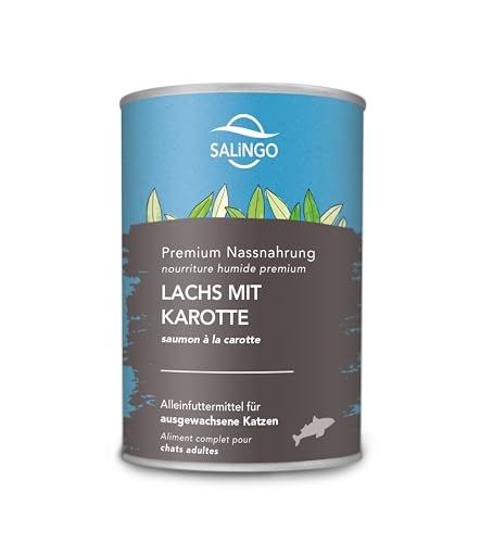 SALiNGO Katzen Nassfutter Lachs mit Karotte von SALiNGO