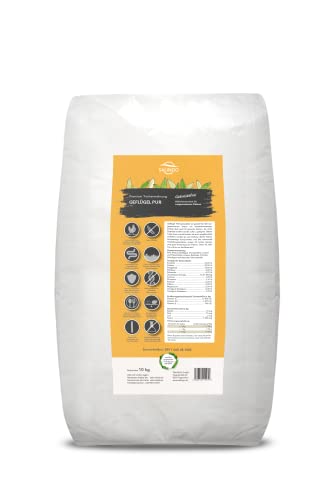 SALiNGO Katzenfutter Geflügel Pur getreidefrei, zuckerfrei, hoher Fleischanteil, hochwertige Proteine und Taurin, Trockenfutter für Katzen ohne Zucker (10kg) von SALiNGO