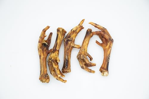 SAM SNACK - Getrocknete Hühnerfüße für Hunde - 250 g | Natürlicher knuspriger und kollagenreicher Snack | Monoprotein, fördert Zahnhygiene, hohe Verdaulichkeit von SAM SNACK