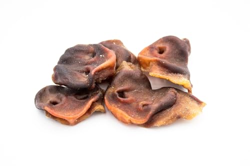 SAM SNACK - Getrocknete Schweinemuscheln für Hunde - Natürlicher Kollagen-Snack - Monoprotein, hohe Anfälligkeit, ideal zum Kauen und Barfen von SAM SNACK