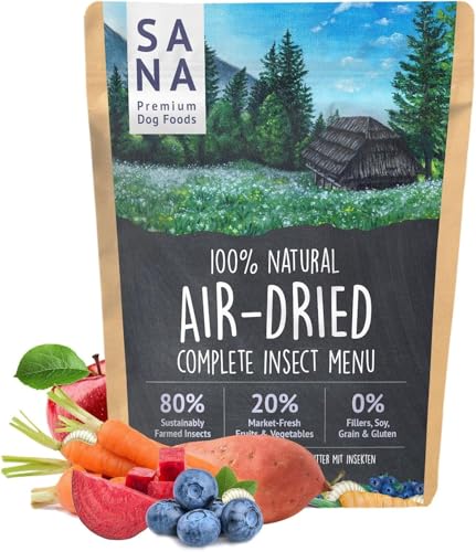 SANA Premium Dog Foods I Trockenbarf I Trockenbarf Menü Insekt I 1-4 kg (2000g) von SANA Premium Dog Foods