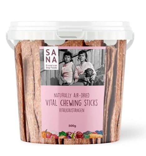 Sana Premium Dog Foods | leckere Zahnpflege Vitalkaustangen | 500g Eimer I Verschiedene Sorten (500g im Eimer, Hähnchen) von SANA Premium Dog Foods