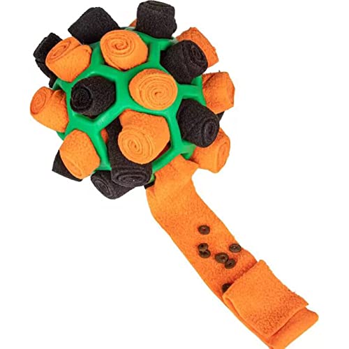SANON Hundeschnüffelball, Hunde-Leckerli-Ballspender, interaktives Hundeballspielzeug, Hundeschnüffelball, langsames Füttern von SANON
