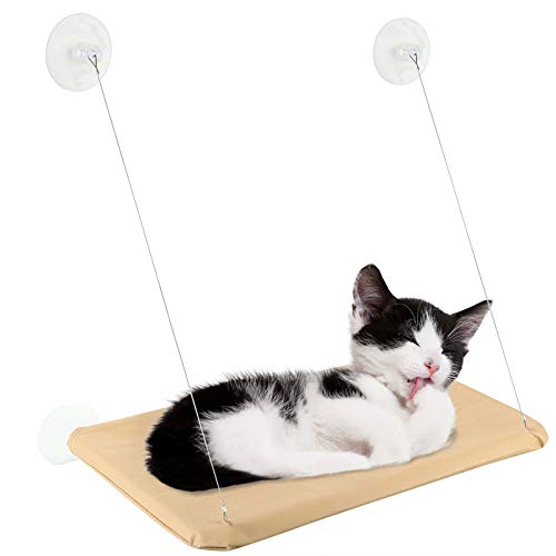 SANON Katzen-Hängematten-Haustierregal Kätzchen-Pesch-Sitzfenster-Cat-Cat-Basking-Hängematte für Katze von SANON