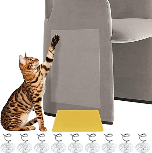 SANON Kratzer-Möbelschutz für Katzen, kratzfest, mit 20 Stiften, schützt vor Kratzern, Sofa, Couch, 8 Stück von SANON