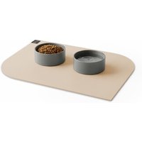 SANOZOO ® - Napfunterlage, Öko-Tex, Blatt Sand / Beige 60 x 90 cm von SANOZOO