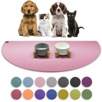 SANOZOO ® - Napfunterlage Halbrund - Öko-Tex und Made in Germany rosa 60 cm, 1,2 m von SANOZOO