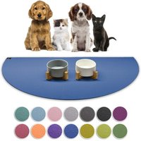 SANOZOO ® Napfunterlage Halbrund blau 80 cm, 1,6 m von SANOZOO