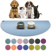 SANOZOO ® Napfunterlage Halbrund hellblau 80 cm, 1,6 m von SANOZOO