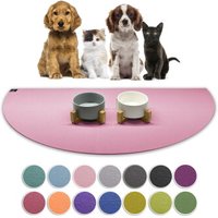 SANOZOO ® Napfunterlage Halbrund rosa 80 cm, 1,6 m von SANOZOO