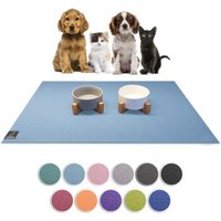 SANOZOO ® - Napfunterlage - Öko-Tex und Made in Germany hellblau 80 cm, 80 cm von SANOZOO
