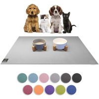 SANOZOO ® - Napfunterlage - Öko-Tex und Made in Germany hellgrau 60 cm, 90 cm von SANOZOO