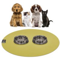 SANOZOO ® runde Napfunterlage gelbgrün 1,2 m, 1,2 m von SANOZOO