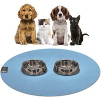 SANOZOO ® runde Napfunterlage hellblau 1,2 m, 1,2 m von SANOZOO