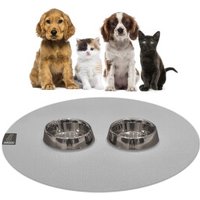 SANOZOO ® runde Napfunterlage hellgrau 1,2 m, 1,2 m von SANOZOO