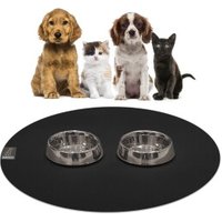 SANOZOO ® runde Napfunterlage schwarz 1,2 m, 1,2 m von SANOZOO