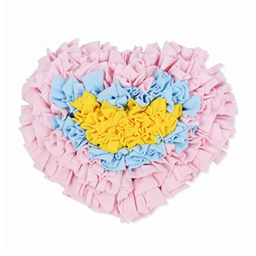 Snuffle Hundespielzeug, gefülltes Herz, Leckerli-Spender, Spielzeug, kaufest, weiches Kauspielzeug für Hunde, fördert Futtersuche, Plüschspielzeug für Hunde Snuffle Hundespielzeug, gefülltes Herz, Leckerli-Spender, Spielzeug, kaufest, weiches Kauspielzeug für Hunde, fördert Futtersuche, Plüschspielzeug für Hunde von SANRLO