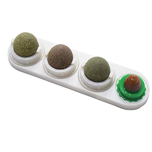 SANSHAN Katzen Minze Spielzeug für Katzen, Katzen Minze Essbare Kugeln NatüRliche Drehbare Leckereien Leckereien Spielzeug für Katzen KäTzchen Kitty SANSHAN Katzen Minze Spielzeug für Katzen, Katzen Minze Essbare Kugeln NatüRliche Drehbare Leckereien Leckereien Spielzeug für Katzen KäTzchen Kitty von SANSHAN