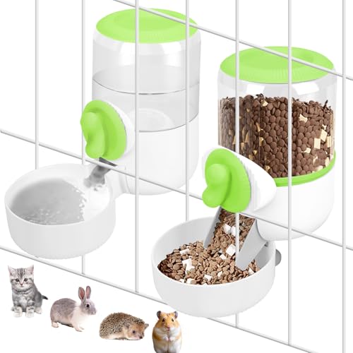 Hängender automatischer Katzenfutter- und Wasserspender 992.2 g, Schwerkraft-Nachfüllfutter und Siphon-Saugvorrichtung für mittelgroße Kleintierwelpen, Katzen, Kaninchen, Chinchillas und Frettchen Hängender automatischer Katzenfutter- und Wasserspender 992.2 g, Schwerkraft-Nachfüllfutter und Siphon-Saugvorrichtung für mittelgroße Kleintierwelpen, Katzen, Kaninchen, Chinchillas und Frettchen von SANWICH