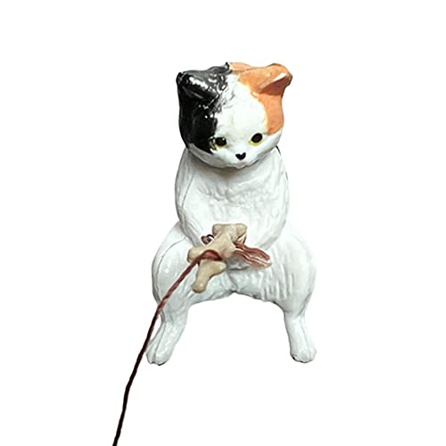 SANWOOD Aquarium Dekoration Harz Fischen Katze Skulpturen Aquarium Ornament DIY Exquisit D SANWOOD Aquarium Dekoration Harz Fischen Katze Skulpturen Aquarium Ornament DIY Exquisit D von SANWOOD