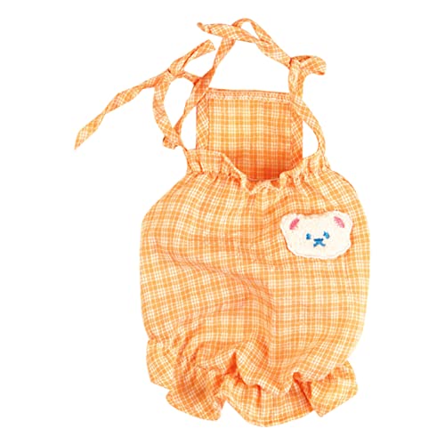 SANWOOD Haustier Kleidung Bär Stickerei Welpe Hund Leibchen Bluse Schweiß absorbierend weich niedlich Frühling Sommer Orange m von SANWOOD
