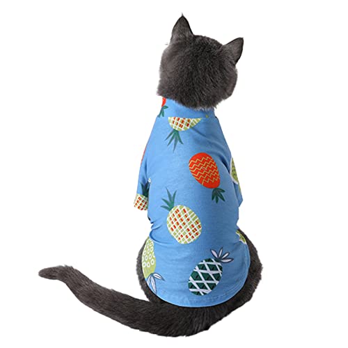 Sanwood Puppy Clothes Sweatshirt Katze Hundehemd Kleidung Lovely Blue L von SANWOOD