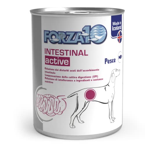 Forza 10 Intestinal Active Dog Nassfutter für Hunde bei Darmproblemen mit Fisch, 390 g von SANYPET