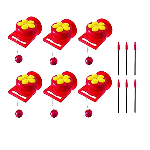 SAROAD Hand GefüHrte 6 Packung HäUschen mit Saug Napf, Multifunktionaler Mini Futter Automat mit Reinigungs BüRste für im Freien SAROAD Hand GefüHrte 6 Packung HäUschen mit Saug Napf, Multifunktionaler Mini Futter Automat mit Reinigungs BüRste für im Freien von SAROAD