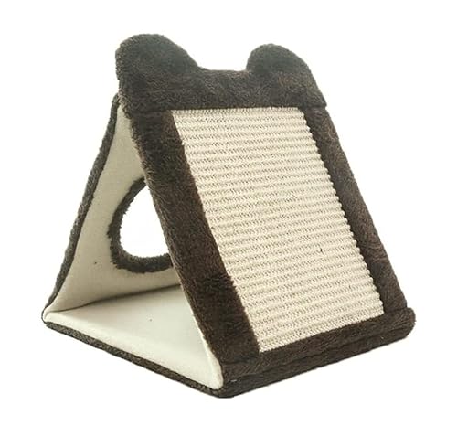 Katzen Kratzbrett Pet Toy Folding Cat Sisal Scratcher Cat Interactive Cat Litter Kratzfestes Und Tragbares Haustierzubehör Schützt Teppiche und Sofas von SAROSI