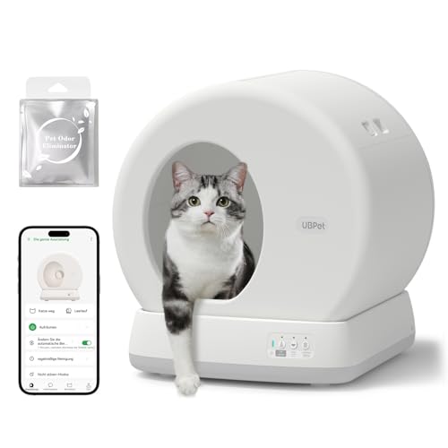 Selbstreinigende Katzentoilette Katzenklo Selbstreinigend, Unterer Eingang/10 Sensoren/Geruchsbeseitigerin/APP-Steuerung Automatisches Katzenklo, Selbstreiniges Elektrisches Katzenklo für Katzen Selbstreinigende Katzentoilette Katzenklo Selbstreinigend, Unterer Eingang/10 Sensoren/Geruchsbeseitigerin/APP-Steuerung Automatisches Katzenklo, Selbstreiniges Elektrisches Katzenklo für Katzen von SAROSORA