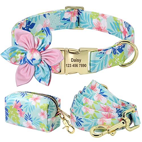 SARUEL Benutzerdefinierte Hundehalsband Poop Bag Holder Gravierter Name Print Small Medium Large Pet Collars Lead Rope Treats Bag Portable for Dog,167 Rosa,S SARUEL Benutzerdefinierte Hundehalsband Poop Bag Holder Gravierter Name Print Small Medium Large Pet Collars Lead Rope Treats Bag Portable for Dog,167 Rosa,S von SARUEL