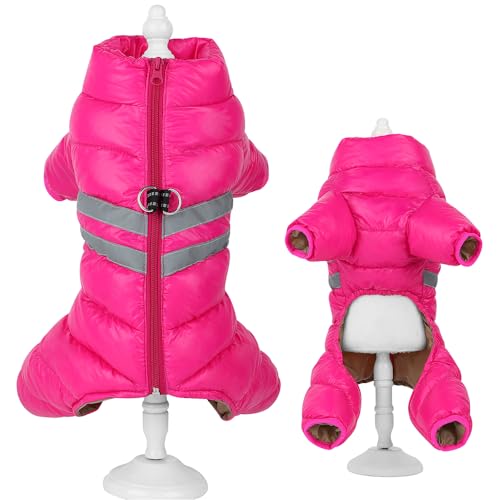 SARUEL Dicke Warme Hundekleidung,wasserdichte Winter-Hundejacke,Mantel,Reflektierende Haustierkleidung,Yorkies-Outfit Für Kleine,Mittelgroße Und Große Hunde,C,14 von SARUEL