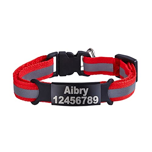 SARUEL Dog Collar Personalized Custom ID Tag Adjustable Quick Release All Season Large Small Puppy,1,M 30-48cm SARUEL Dog Collar Personalized Custom ID Tag Adjustable Quick Release All Season Large Small Puppy,1,M 30-48cm von SARUEL