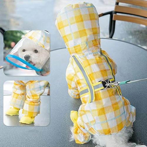 SARUEL Haustier-All-Inclusive-Regenmantel,Hundekleidung,Wasserdichter Regenmantel,Hundekleidung,Corgi-Bulldogge,Bekleidung Für Kleine Haustiere,Gelb,M SARUEL Haustier-All-Inclusive-Regenmantel,Hundekleidung,Wasserdichter Regenmantel,Hundekleidung,Corgi-Bulldogge,Bekleidung Für Kleine Haustiere,Gelb,M von SARUEL