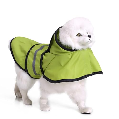 SARUEL Haustier-Regenmantel,Hundekleidung,Reflektierend,Wasserdicht,Poncho,Hundekleidung,Corgi,Teddy,Bulldogge,Große Hunde-Haustierbekleidung,Grün,XL SARUEL Haustier-Regenmantel,Hundekleidung,Reflektierend,Wasserdicht,Poncho,Hundekleidung,Corgi,Teddy,Bulldogge,Große Hunde-Haustierbekleidung,Grün,XL von SARUEL